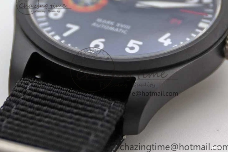 MIROTIME 0407 Mark XVIII ‘TOPGUN SFTI’ Ceramic M+F Best Edition Black Dial on Black Nylon Strap A MultiPurpose 7047